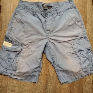 POLO RALPH LAUREN MENS BLUE CARGO SHORTS